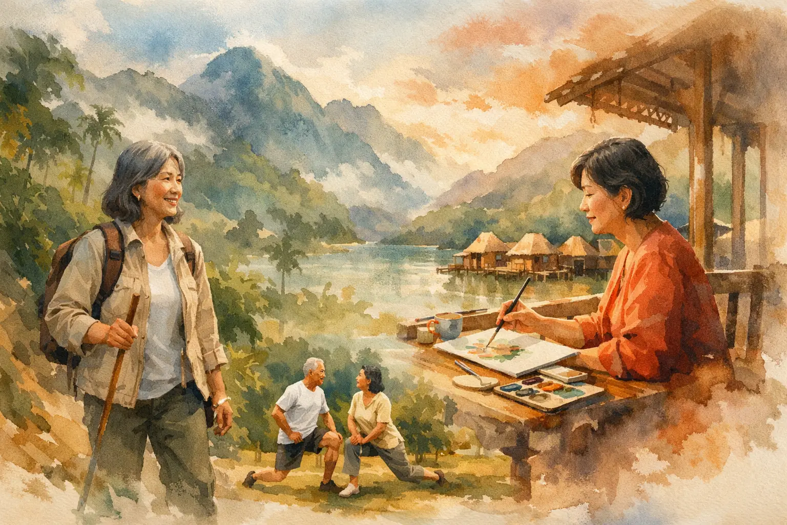 Retreats for Retirees That Support Real Health