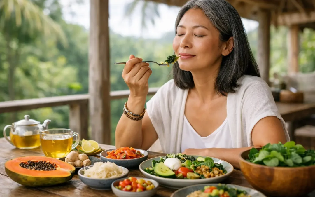 How to Reduce Bloating on Retreat